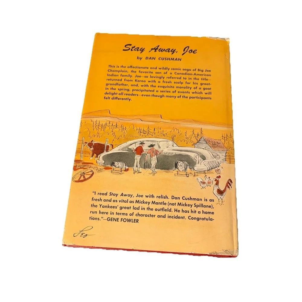 Stay Away, Joe, Dan Cushman, 1953, Viking Press - 1st edition‎ Good Dust Cover